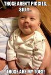 Baby smiling - Those aren
